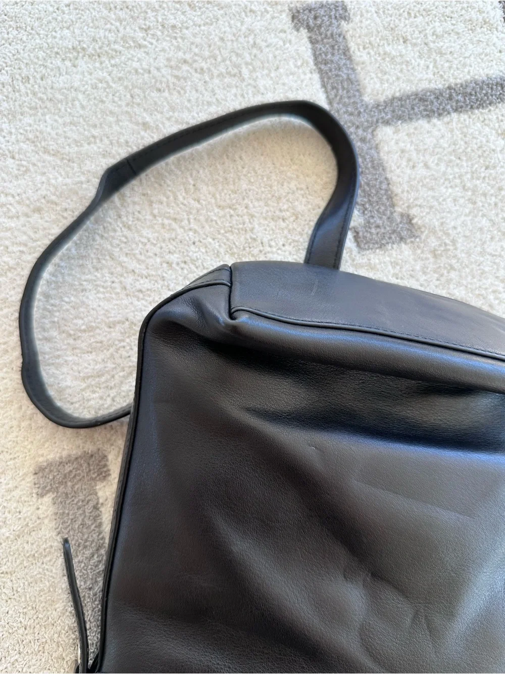 Coach Black Leather Crossbody legacy small